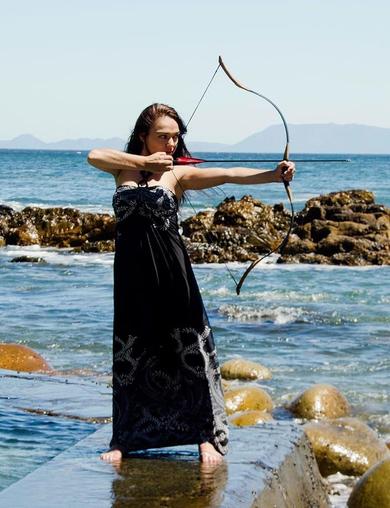 longbowmaker Hungarian Style Handmade Longbow Flagella Recurve Horsebow Archery 20-110LBS H1 - Image 4